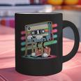 Retro Old Cassette Tape Cartoon With Walker Nostalgia Graphic Print Coffee Mug Retro Old Cassette Tape Cartoon With Walker Nostalgia Graphic Print Coffee Mug