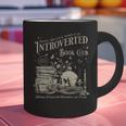 Retro Proud Anti Social Member Of Introverted Book Club Graphic Print Coffee Mug