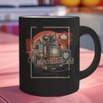 Retro Tech Stack 80s 90s Nostalgia Analog TV Cameras Graphic Print Coffee Mug