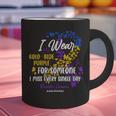 Ribbon Bladder Cancer Angel Support Memory Graphic Print Coffee Mug Ribbon Bladder Cancer Angel Support Memory Graphic Print Coffee Mug