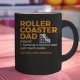 Roller Coaster Dad Definition Best Dad Ever Graphic Print Coffee Mug