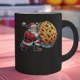 Santa Holding Cookie Xmas Baker Introvert Christmas Graphic Print Coffee Mug