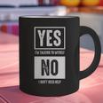 Sarcastic Independent Shopper Introvert Shopping Humor Graphic Print Coffee Mug