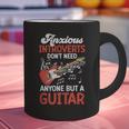 Sarcastic Introvert Need Guitar Sad Song Introvert Guitarist Graphic Print Coffee Mug