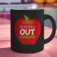 School Is Out Forever Graduation Humor Graphic Print Coffee Mug