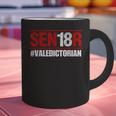 Senior 2018 Valedictorian School Colors Graduation Graphic Print Coffee Mug