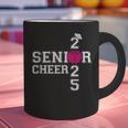 Senior Cheerleader Cheer Class Of 2025 Graduation Graduate Graphic Print Coffee Mug