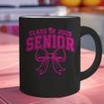 Senior Class Of 2026 Coquette Pink Bow Graduation 2026 Graphic Print Coffee Mug