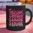 Senior Class Of 2026 Pink Coquette Bow Graduation 2026 Graphic Print Coffee Mug