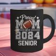 Senior Mom Class Of 2024 Football Proud Mom Graduation Graphic Print Coffee Mug