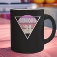 Seniors 2021 For Her Him Retro 21 Graduation Class Graphic Print Coffee Mug