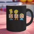 The Simpsons Father's Day Bart Lisa Maggie Dad Birthday Graphic Print Coffee Mug