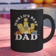 The Simpsons World's Best Dad Father's Day Group V2 Small Graphic Print Coffee Mug