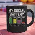 My Social Battery Introverted Low Energy Antisocial Graphic Print Coffee Mug My Social Battery Introverted Low Energy Antisocial Graphic Print Coffee Mug