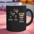 Social Work s Coffee Graduation Social Worker Graphic Print Coffee Mug