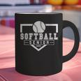 Softball Senior Night Softball Senior 2025 Graduation 4 Graphic Print Coffee Mug