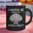 Solitude Introverts I Wanna Be Where The People Aren't Graphic Print Coffee Mug Solitude Introverts I Wanna Be Where The People Aren't Graphic Print Coffee Mug