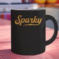 Sparky Electrician Lineman Dad Retro Vintage Novelty Graphic Print Coffee Mug