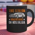 This Station Wagon Runs On Nostalgia Wagon Graphic Print Coffee Mug