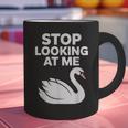 Stop Looking At Me Swan Introvert Humor Graphic Print Coffee Mug Stop Looking At Me Swan Introvert Humor Graphic Print Coffee Mug