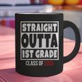 Straight Outta 1st Grade Class Of 2029 Shirt Graduation Graphic Print Coffee Mug