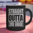 Straight Outta 3rd Grade Graduation Class 2025 Third Grade Graphic Print Coffee Mug