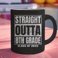 Straight Outta 8th Grade Graduation 2025 Eighth Grade Graphic Print Coffee Mug