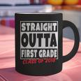 Straight Outta First Grade Class Of 2018 Graduation Graphic Print Coffee Mug
