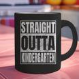 Straight Outta Kindergarten Graduation 2025 Kinder Graphic Print Coffee Mug