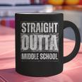 Straight Outta Middle School Class Of 2024 Graduation Graphic Print Coffee Mug