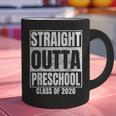 Straight Outta Preschool Graduate Class 2026 Graduation Graphic Print Coffee Mug