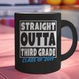 Straight Outta Third Grade Class Of 2019 Graduation Graphic Print Coffee Mug