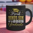 Super Proud Bonus Son Of 2025 Graduate Graduation Family Graphic Print Coffee Mug