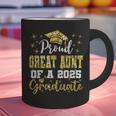 Super Proud Great Aunt Of 2025 Graduate Graduation Family Graphic Print Coffee Mug
