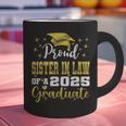 Super Proud Sister In Law Of 2025 Graduate Graduation Family Graphic Print Coffee Mug