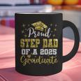 Super Proud Step Dad Of 2025 Graduate Graduation Family Graphic Print Coffee Mug