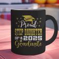 Super Proud Step Daughter Of 2025 Graduate Graduation Family Graphic Print Coffee Mug