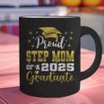 Super Proud Step Mom Of 2025 Graduate Graduation Family Graphic Print Coffee Mug