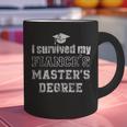 i Survived My Fiances Masters Degree Graduation Mastered It Graphic Print Coffee Mug