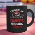 i Survived My Fiance's Nursing Degree Graduation Gifts Graphic Print Coffee Mug