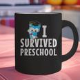 I Survived PreSchool Graduation Kids Owl Grad Shirt Graphic Print Coffee Mug