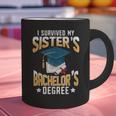 i Survived My Sisters Bachelor's Degree Graduation Gifts Graphic Print Coffee Mug