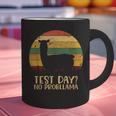 Test Day No Probllama Silhouette Teacher Student Graduation Graphic Print Coffee Mug