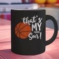 That's My Son Basketball Lovers For Mom Or Dad Graphic Print Coffee Mug
