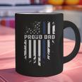 Thin Blue Line Proud Dad Police Family T-Shirt Graphic Print Coffee Mug