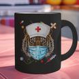 Tiger Nurse RN ER Nursing School Graduation Graphic Print Coffee Mug