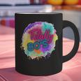 Totally 80's Tie Dye Retro Vibes 1980s Style Nostalgia Graphic Print Coffee Mug