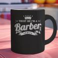 Trust Me I'm A Barber School Graduation Barbershop Cool Graphic Print Coffee Mug