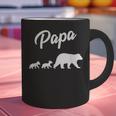 Twin Dad Papa Bear Two Cubs 2 Kids Graphic Print Coffee Mug