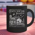 Unapologetically Anti Social Book Club Introvert Reader Graphic Print Coffee Mug Unapologetically Anti Social Book Club Introvert Reader Graphic Print Coffee Mug
